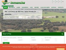 Tablet Screenshot of fincasrusticasinmancha.com